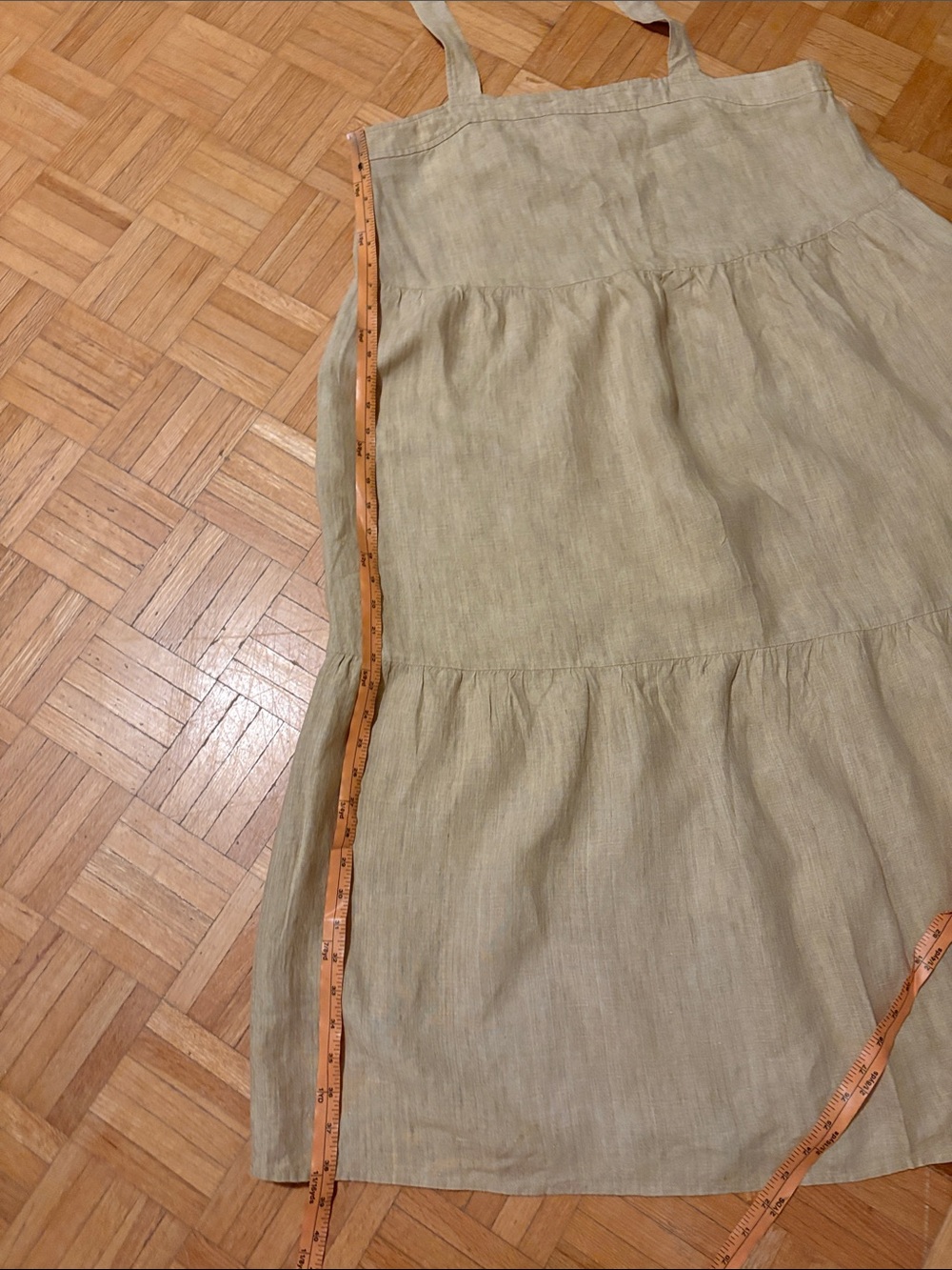 Eileen Fisher Linen Tiered Sundress - Picture 3 of 10